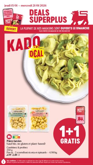 Découvrez et profitez de nos promotions de la semaine.